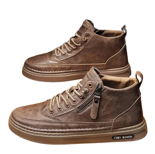 Boots Streetwear en cuir - Mode Homme Hiver  - 2023-2024